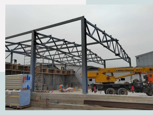 Строительство цехов в Кинешме