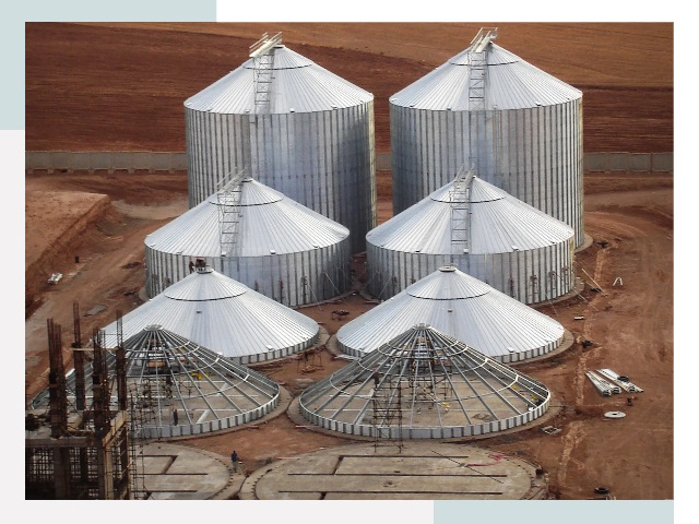 Строительство зерновых силосов в Кинешме