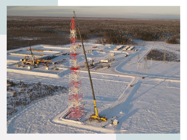 Мачты связи в Кинешме