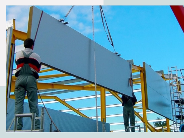 Монтаж сэндвич-панелей в Кинешме от 606 руб.